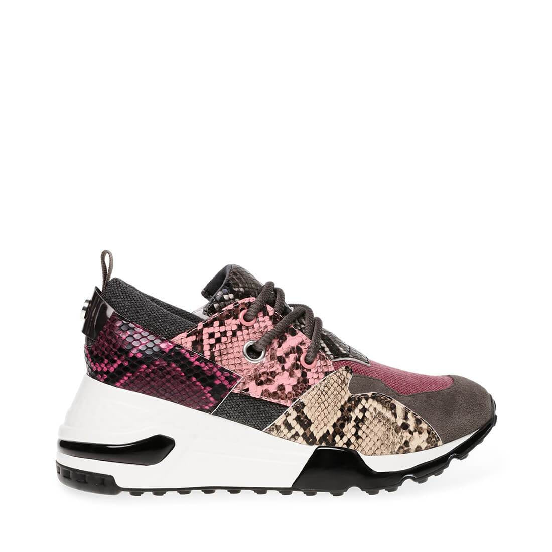 steve madden cliff sneakers pink multi