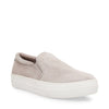 steve madden grey slip ons