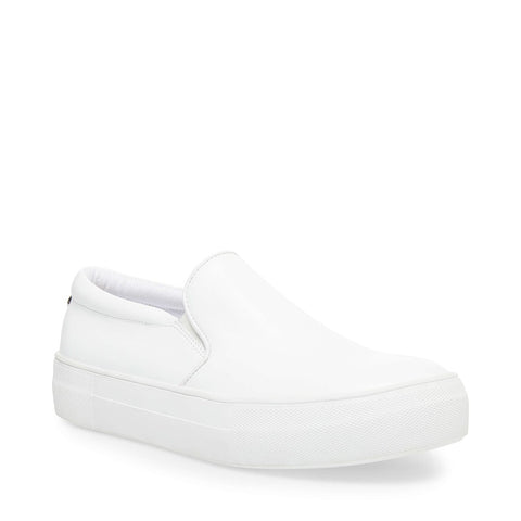 white platform steve madden sneakers