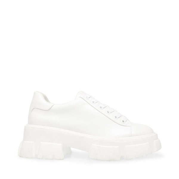 white steve madden platform sneakers