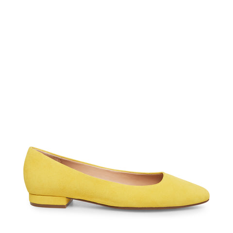 steve madden yellow flats