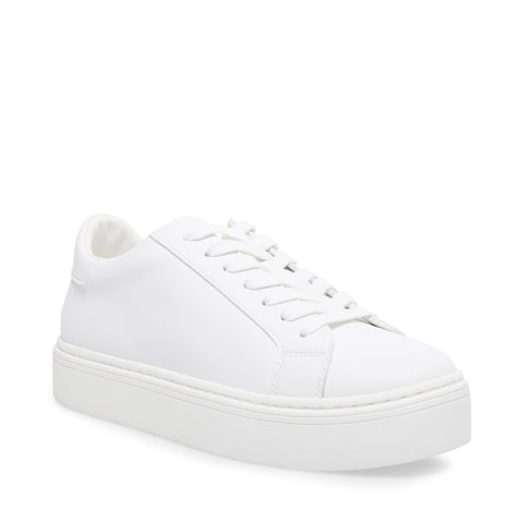 steve madden white leather