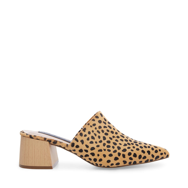 womens cheetah mules