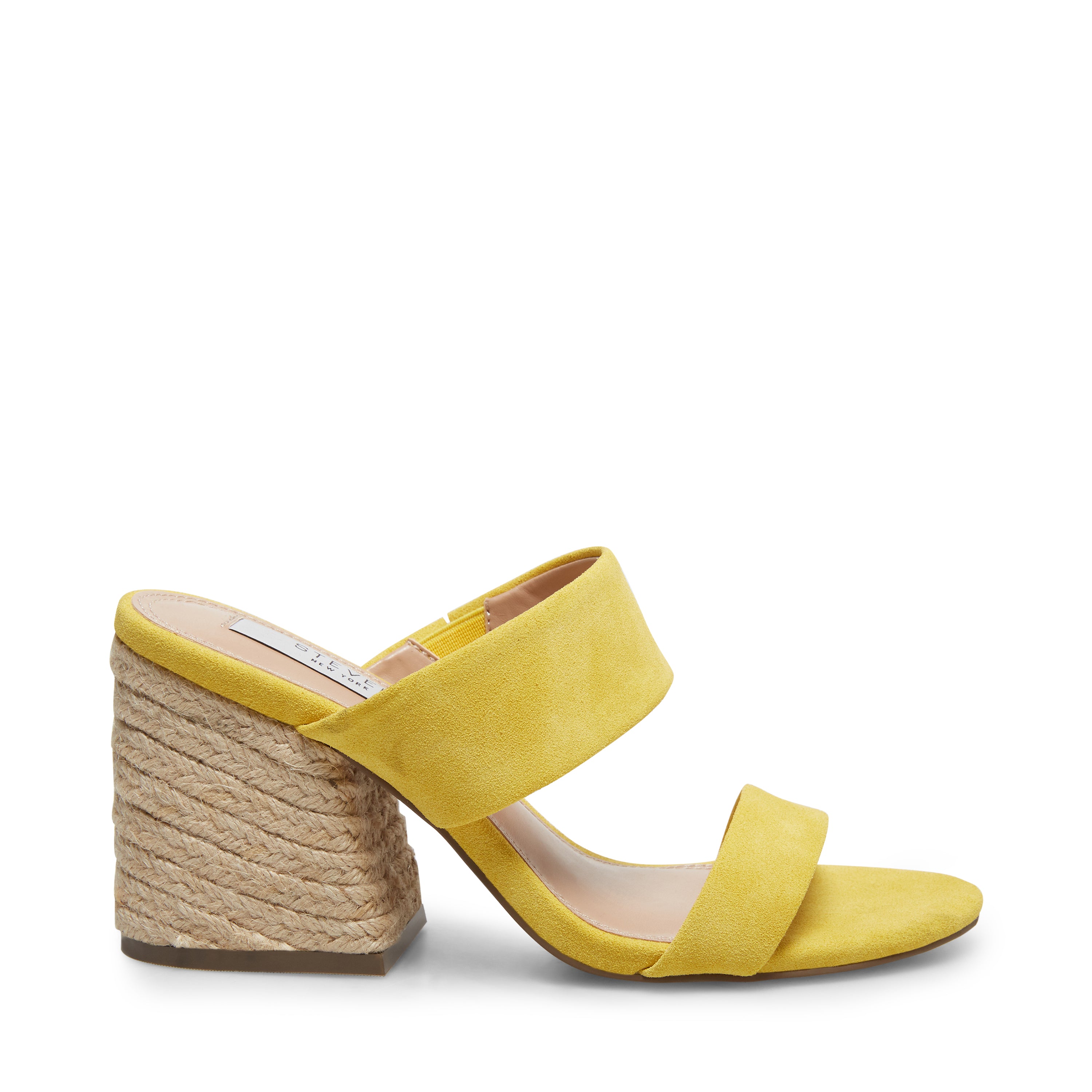 yellow steve madden sandals