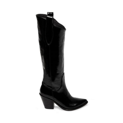 steve madden black cowboy boots