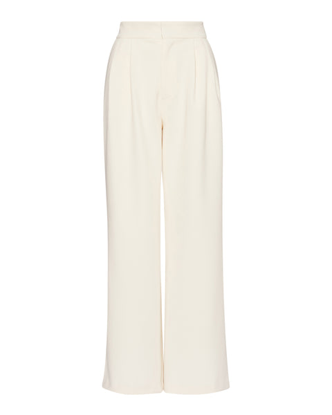 ISABELLA Pant Ivory | Women's Tailored Wide Leg Pants – Steve Madden