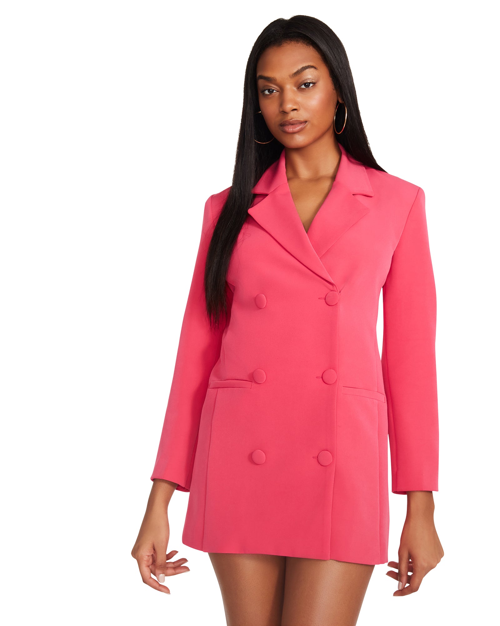 REAGAN Dress Hot Pink | Women's Blazer Dress – Steve Madden