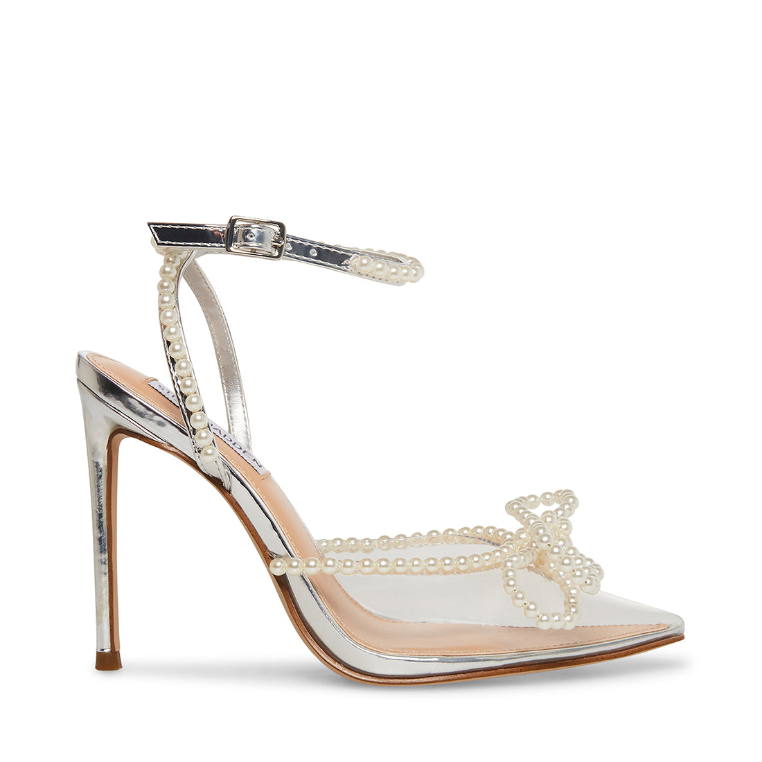 VIABLE White Multi Pearl Embellished Pump | Women's Heels – Steve Madden