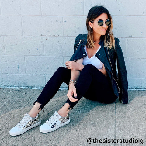 women's fashion with sneakers