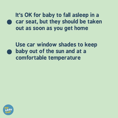 Lullaby Trust Car Seat Guidance