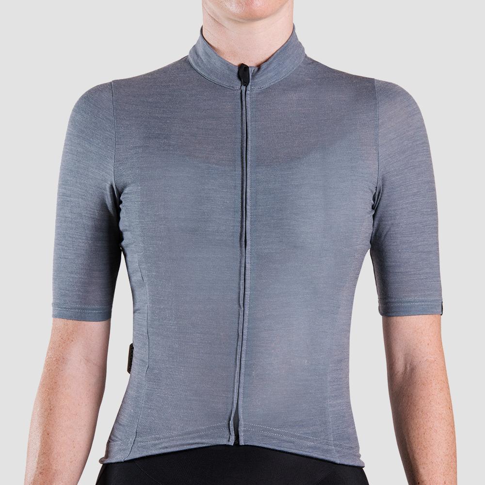 women's merino cycling jersey