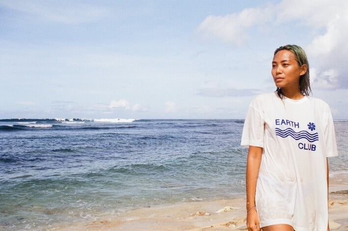 Earth Club Bali T-shirt 100% donation Sungaiwatch Bali