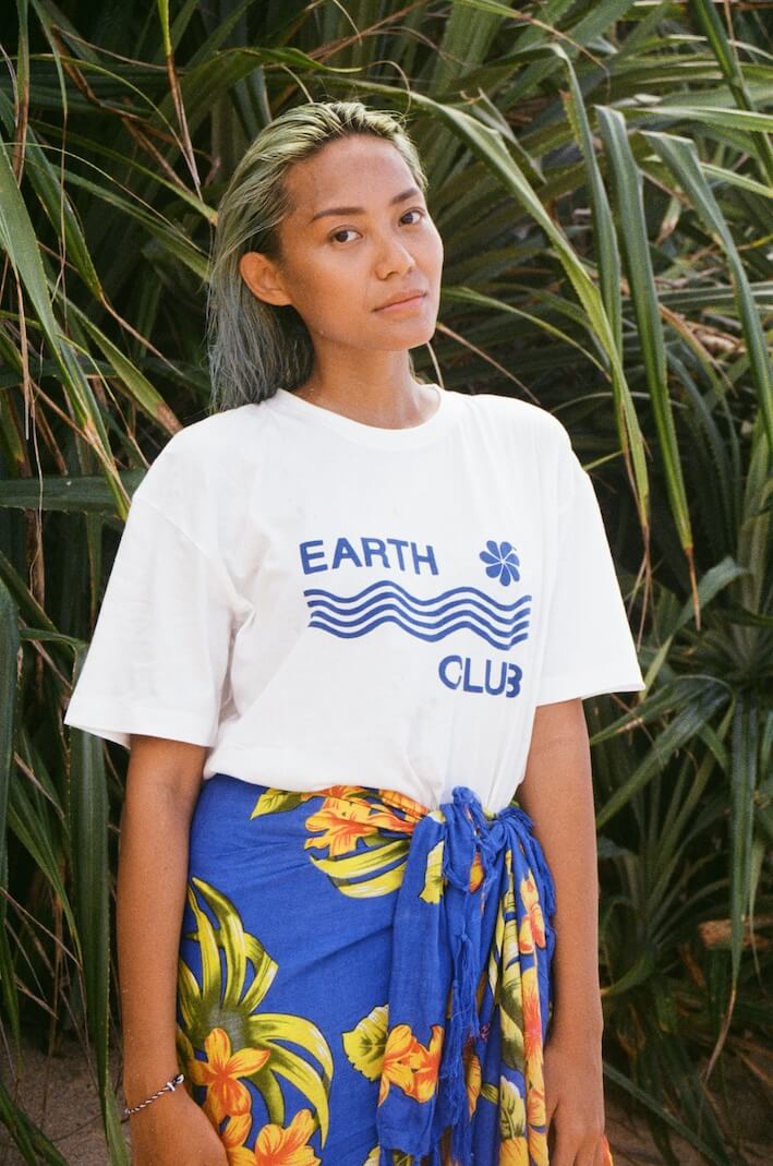 Earth Club Bali T-shirt 100% donation Sungaiwatch Bali