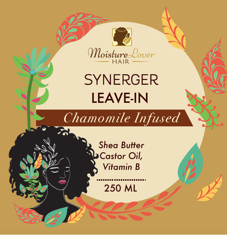 SYNERGER leave-in conditioner with Chamomile infusion