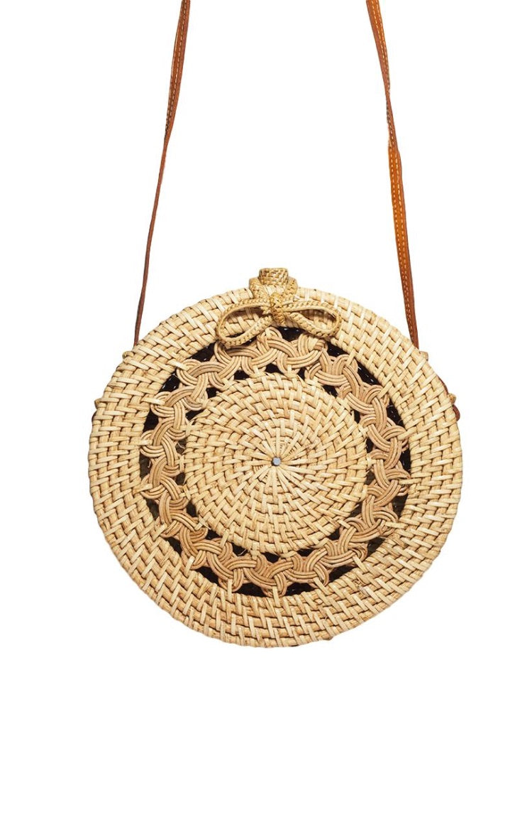 crochet basket bag