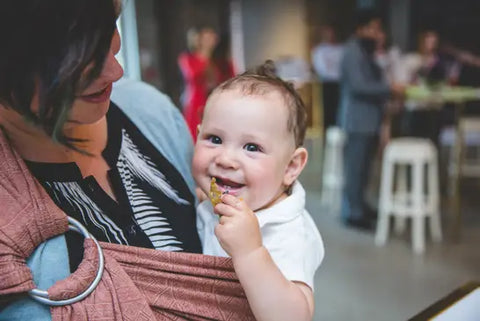 babywearing little zen one alcon kitchen party