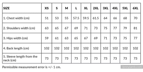 lennylamb asymmetrical babywearing hoodie size guide