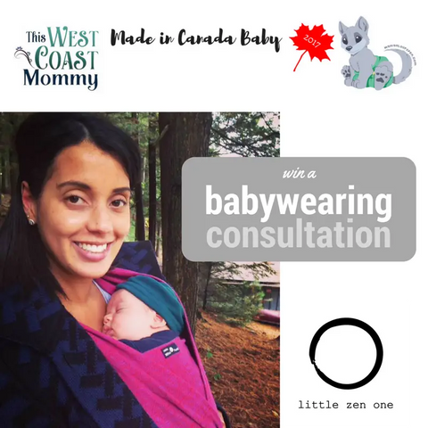 WIN A BABYWEARING CONSULTATION MADE IN CANADA BABY GIVEAWAY