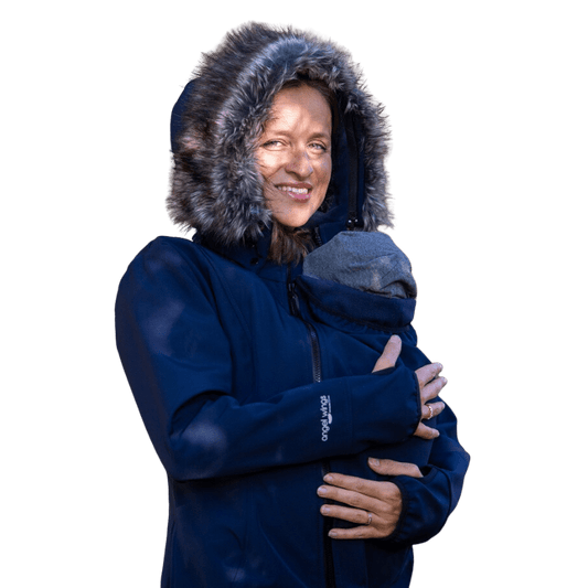 Angel Wings Babywearing Winter Coat Burgundy – Little Zen One