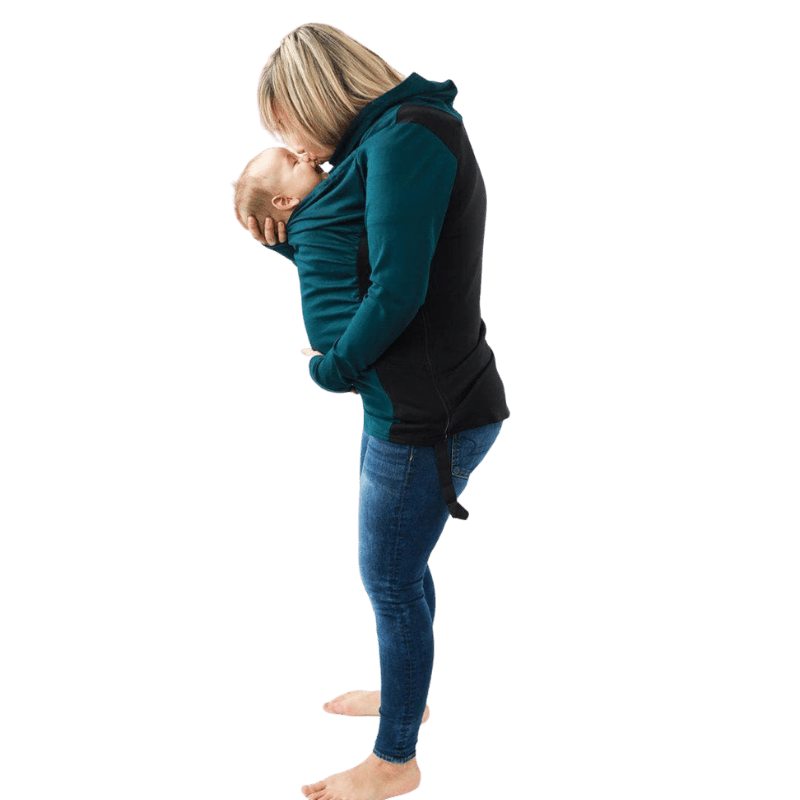 Belly Bedaine Kiroo Babywearing Sweater Grey and Black – Little Zen One