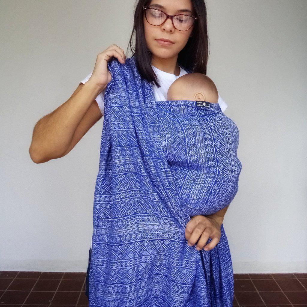 Prima Shades of Blue Woven Wrap by Didymos – Little Zen One