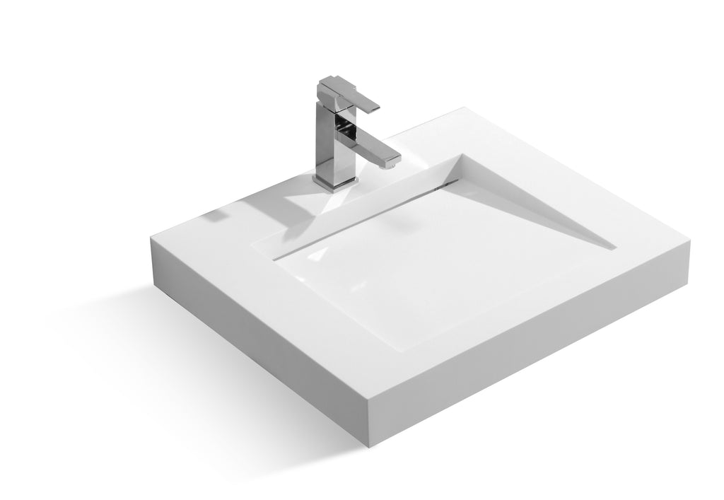 surface mount bathroom sink