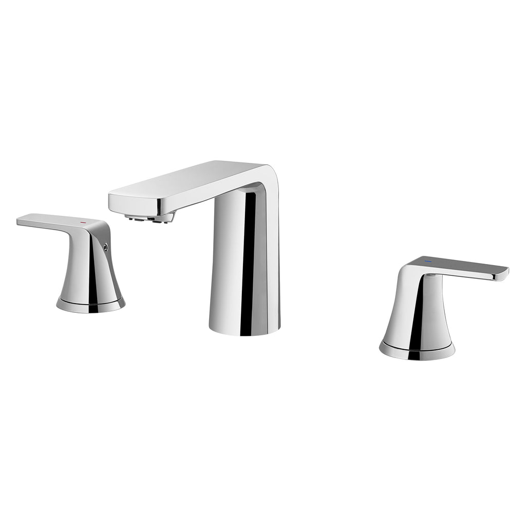 DAX Two Handle Bathroom Faucet, Brass Body, Brushed Nickel ...