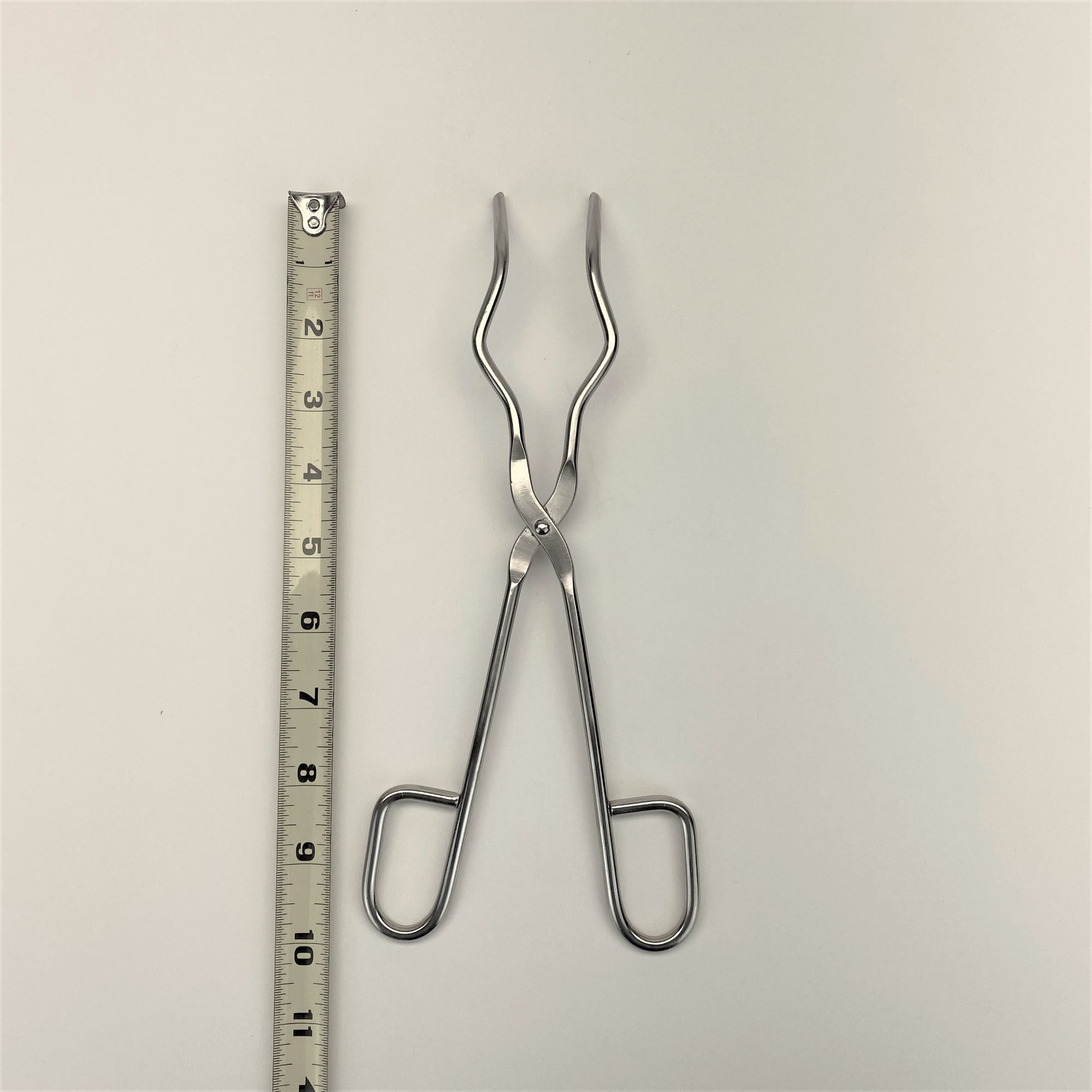 Crucible Tongs Stainless Steel 25cm Lab Hand Tools TN LAB Supply