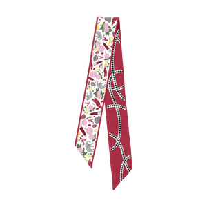 Alabama Crimson Tide Skinny Scarf - Duckberry Designs