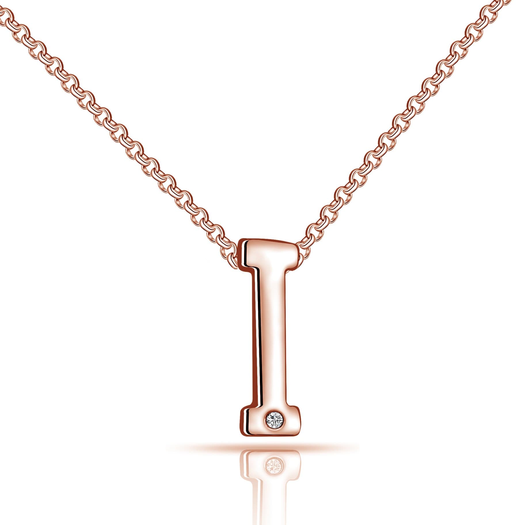 Silver necklace with letter-pendant L – THOMAS SABO
