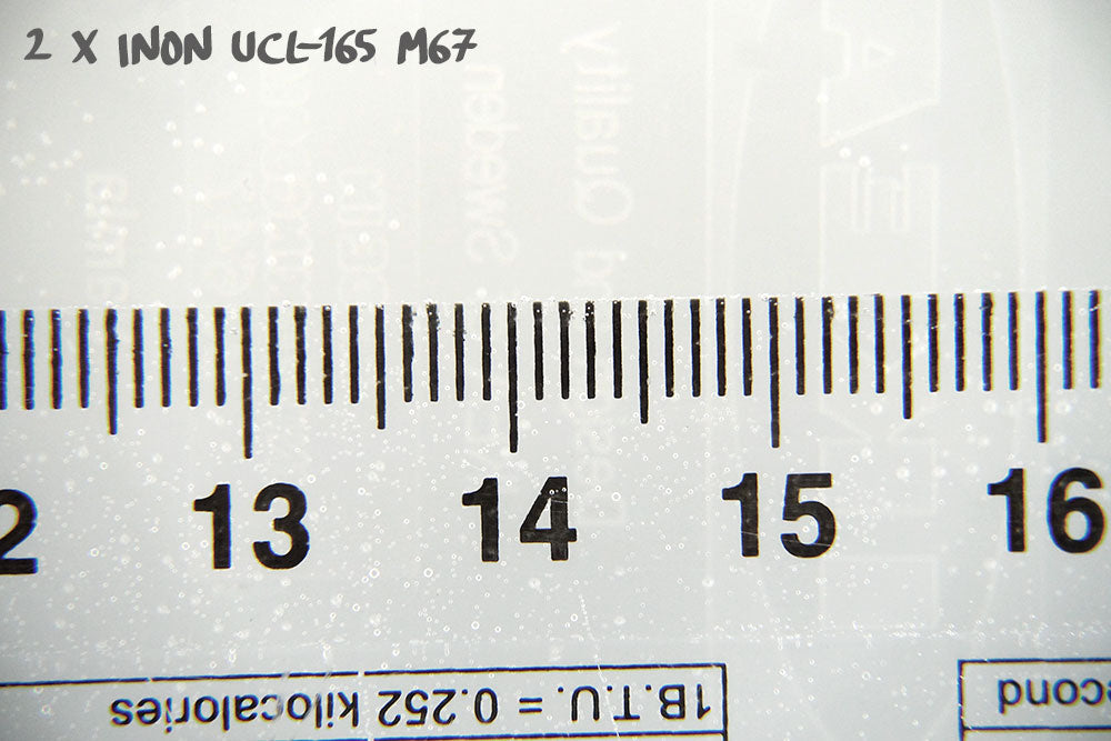 Two Inon UCL-165 M67 lenses