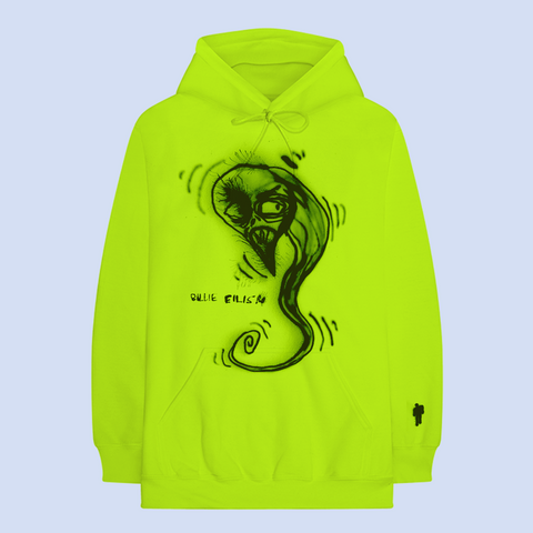 neon green blohsh hoodie