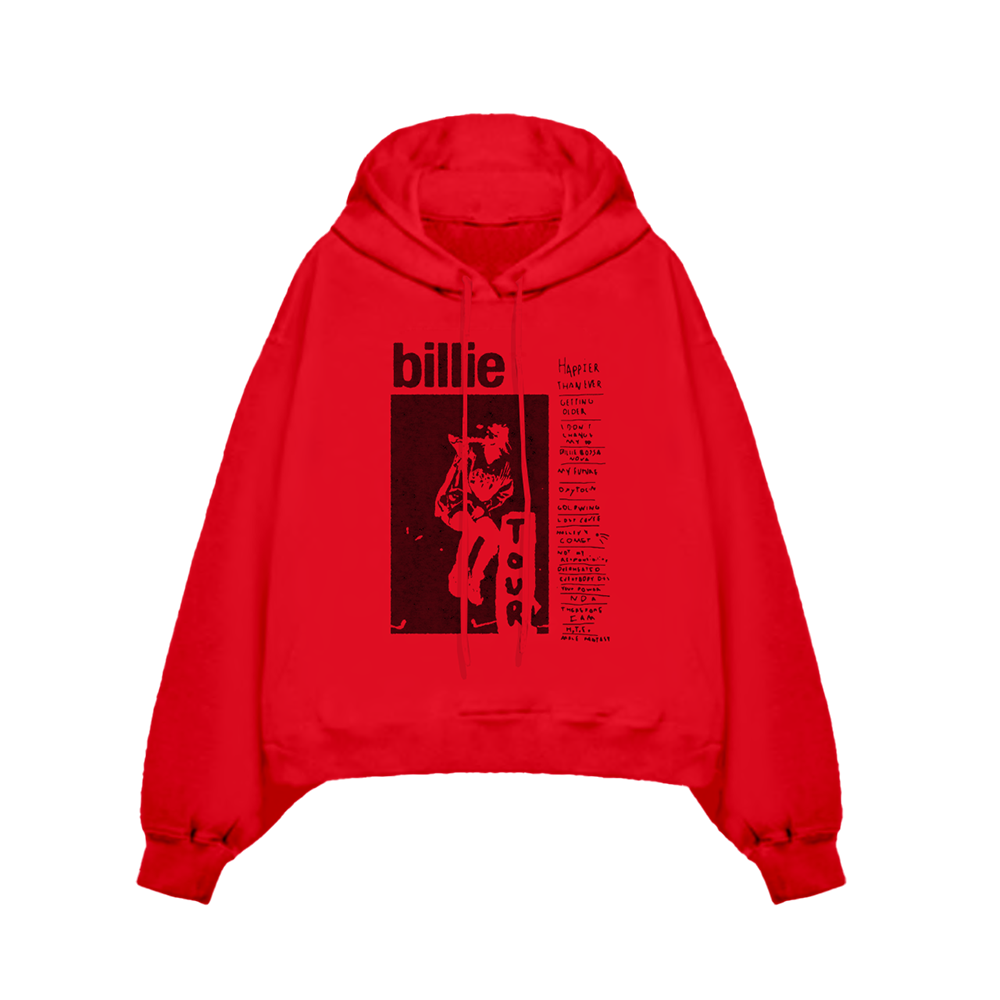 Get Involved Red Tour Hoodie – Billie Eilish | Store