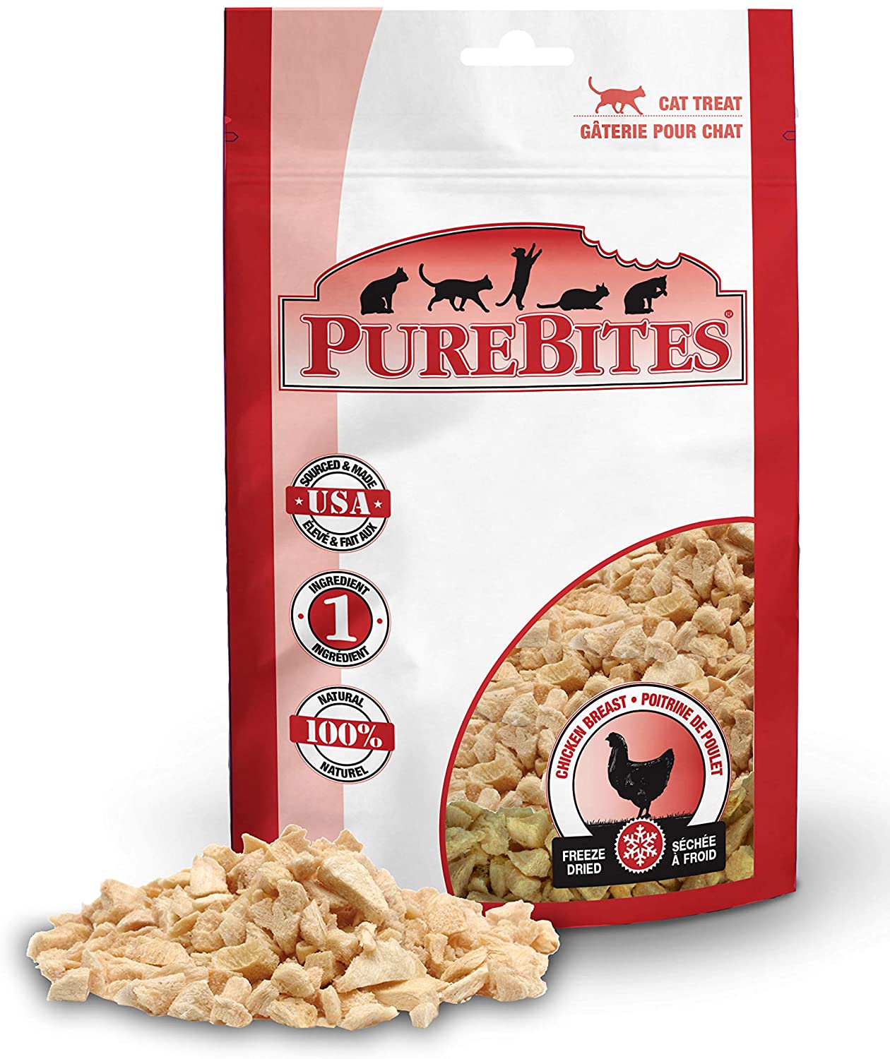  PureBites Freeze-Dried Cat Treats with Chicken Breast