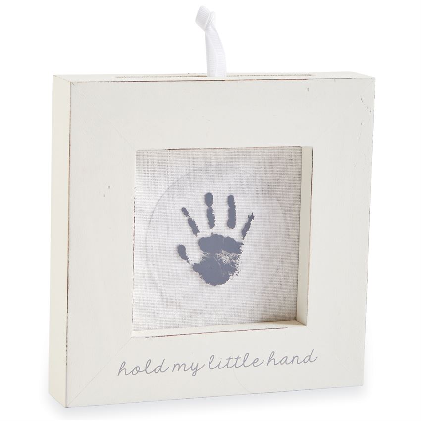 White Hand And Foot Print Frame
