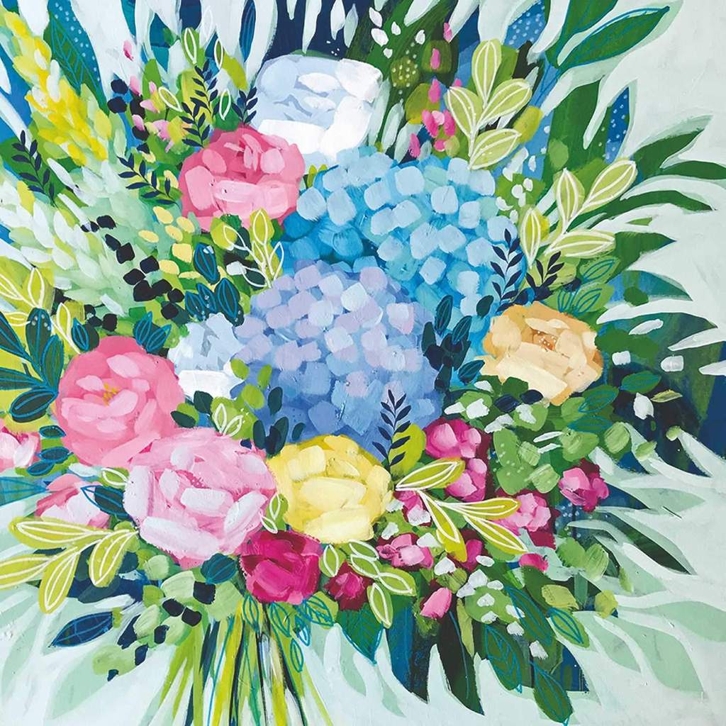 Royal Bouquet Beverage Napkin