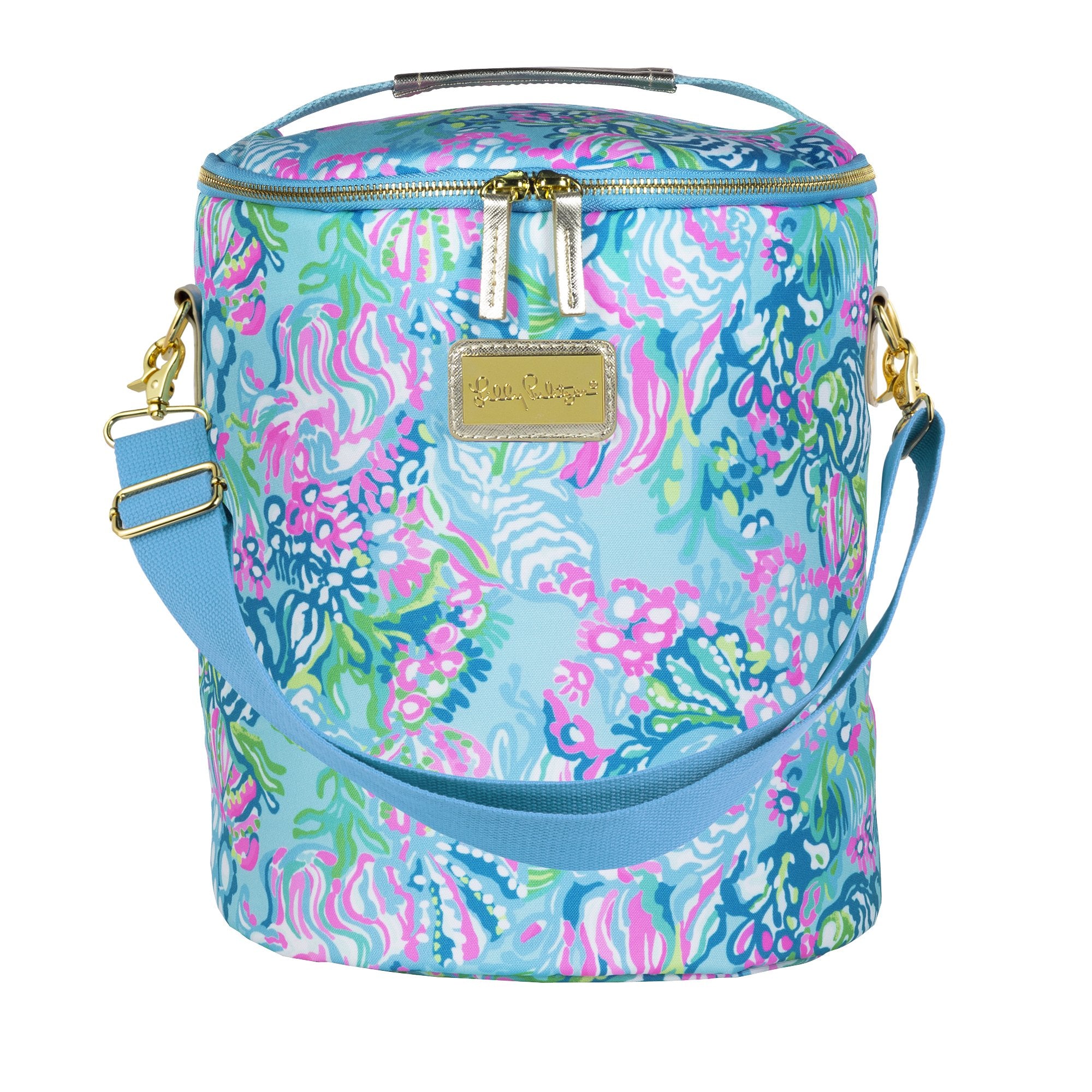 Lilly Pulitzer Beach Cooler, Aqua La Vista