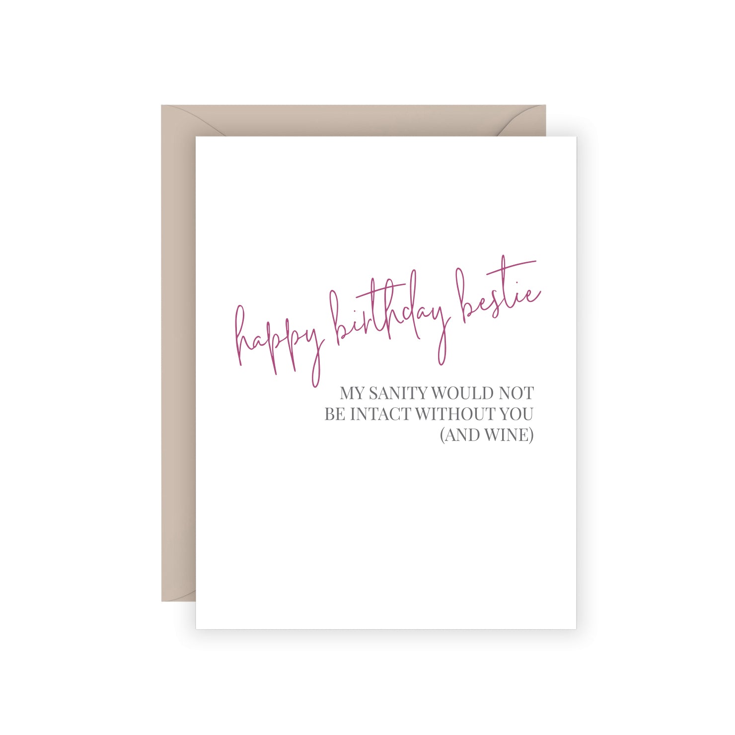 Bestie Birthday Greeting Card