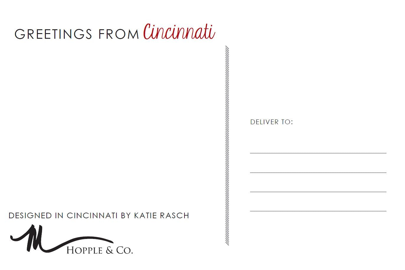 Greeting Cincinnati Postcard