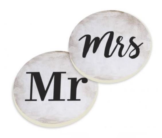 Mr. and Mrs. Car Coaster Pack