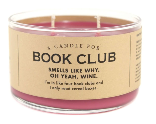 Book Club Candle