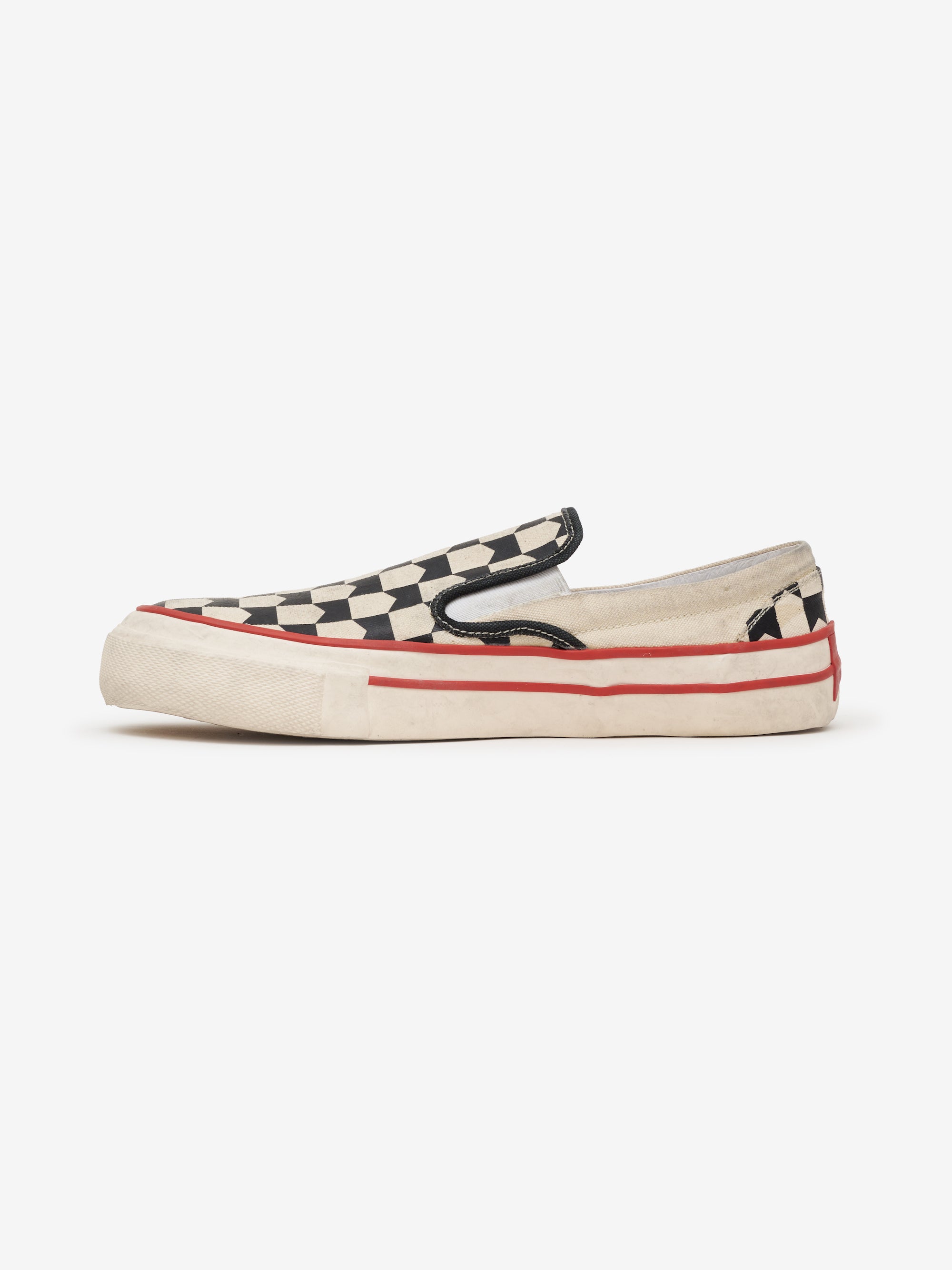 CHEVRON CHECKERED SLIP ON SNEAKER