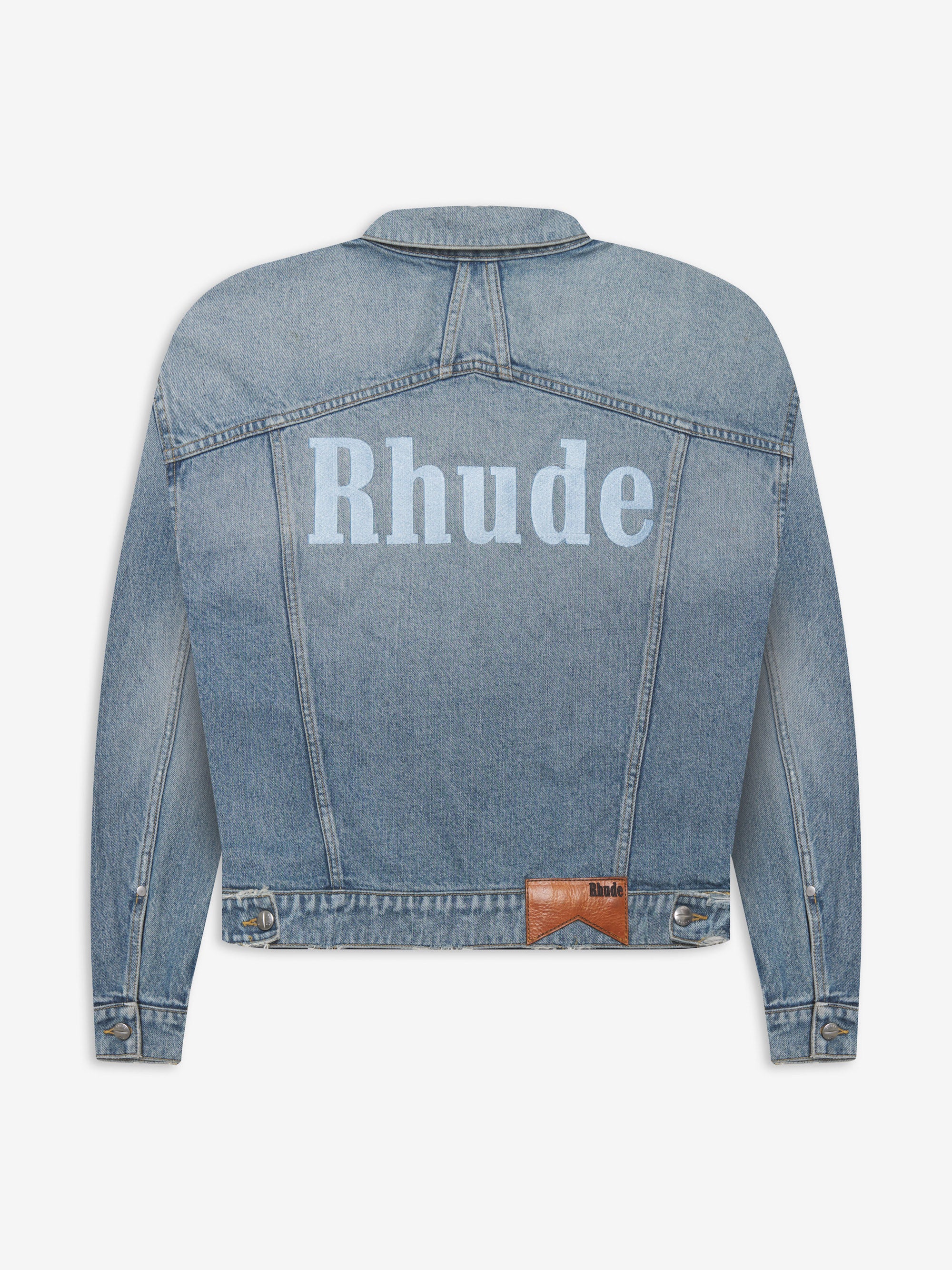 DENIM EMBROIDERED JACKET