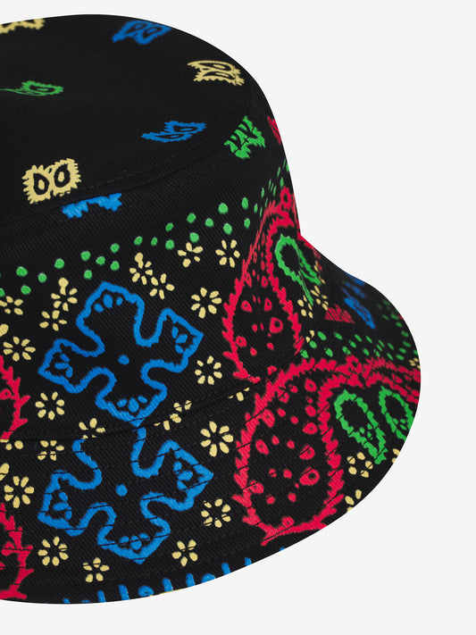 Faded Blues Bandana Bucket Hat | Streetwear | The Bandana Blanket Co.