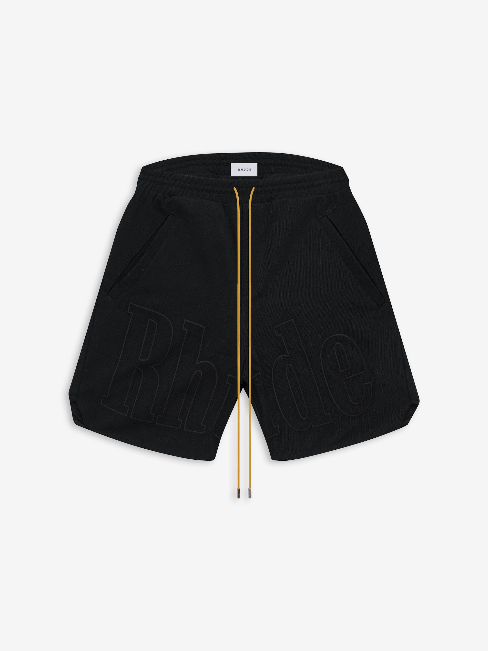 RHUDE EMBROIDERED LOGO SHORT – R H U D E