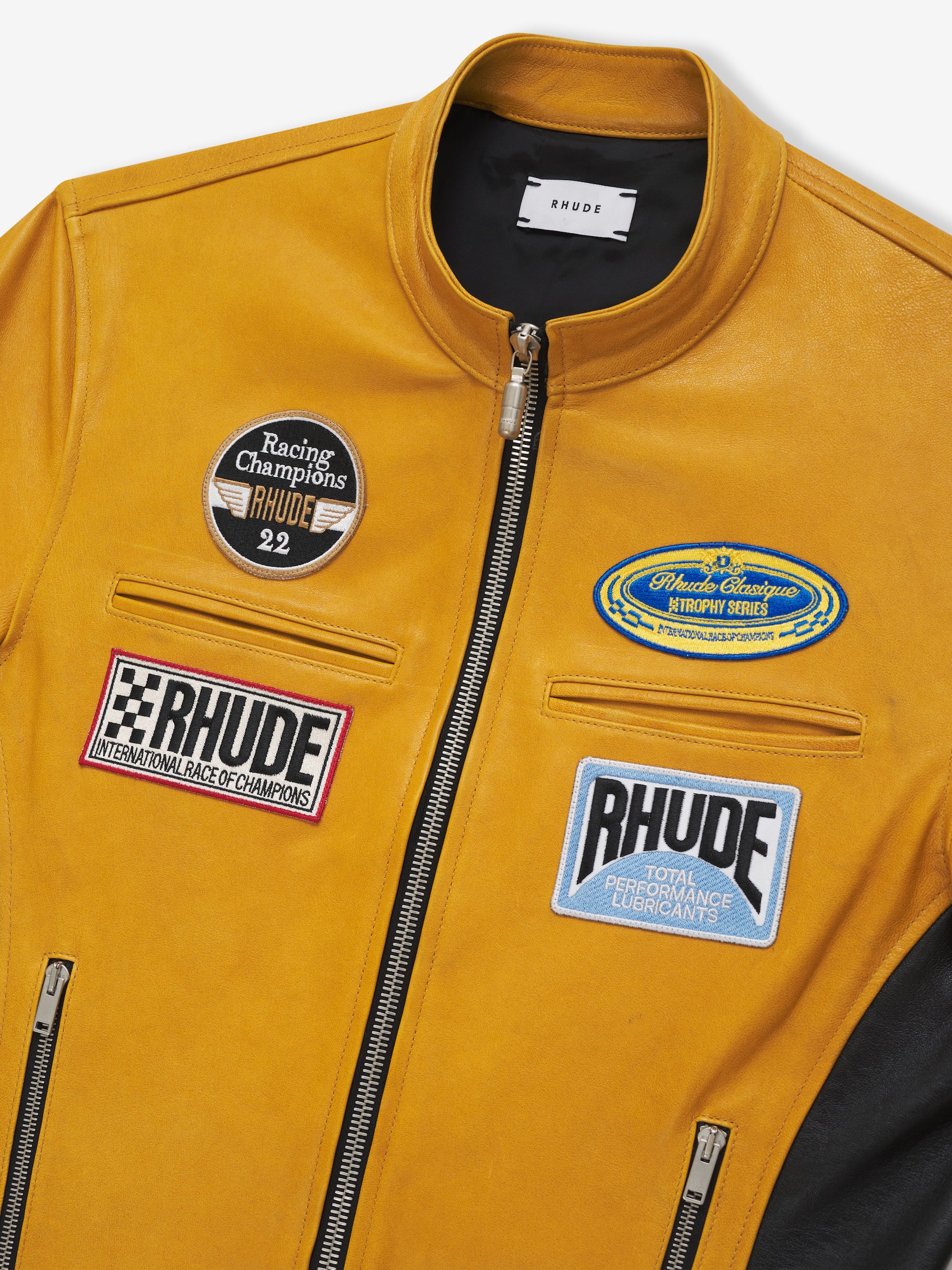 LEATHER RACING JACKET