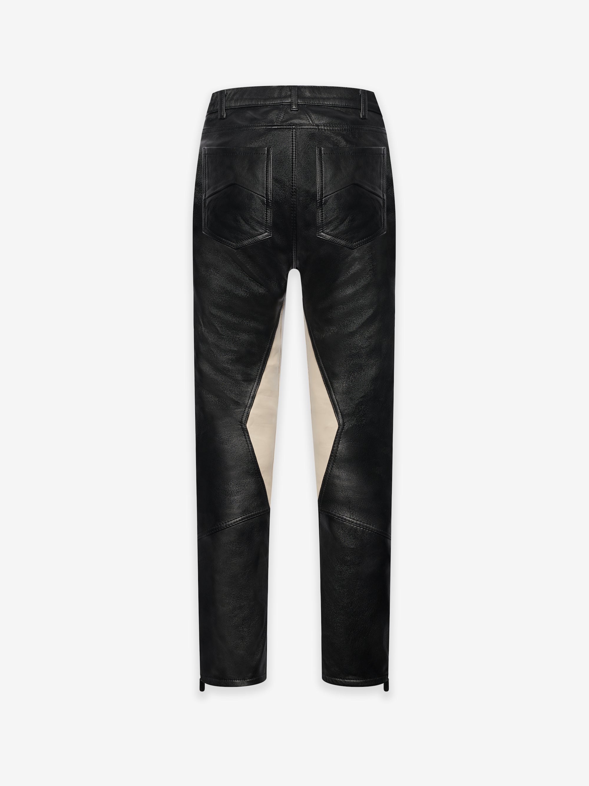 LEATHER RHACER PANTS