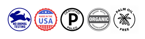 certifications cruelty free paleo made in the usa organic palm oil free