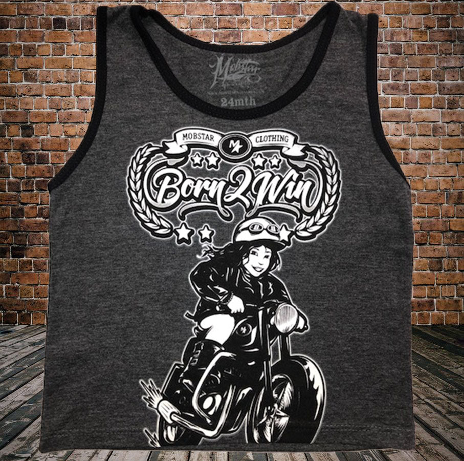 Born 2 Win Girls Tank Top Mobstar Clothing