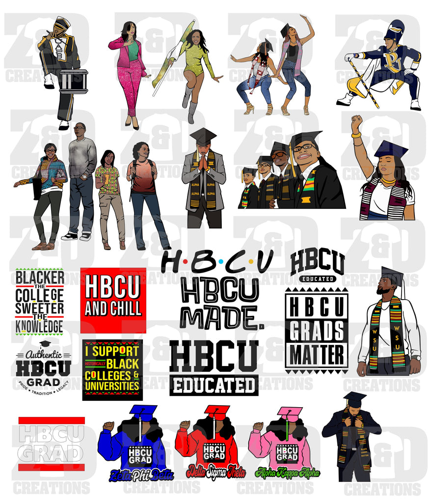 Hbcu Bundle Svg Zdcreations